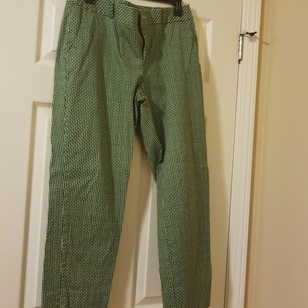 Banana Republic patterned work pants